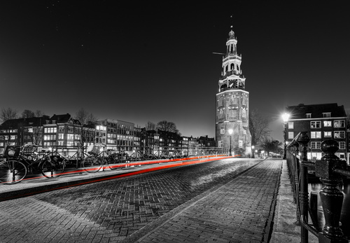 Amsterdam at night - Montelbaanstoren