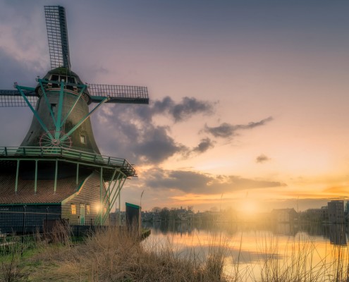 Windmills at zaansche schans